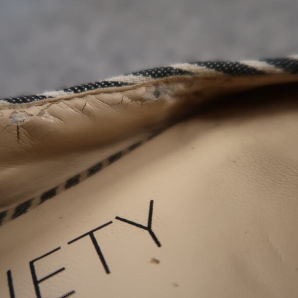 Sole Society Shoes Womens 6.5 Flats Pointed Toe Embellished Stripes Slip On - Picture 12 of 13